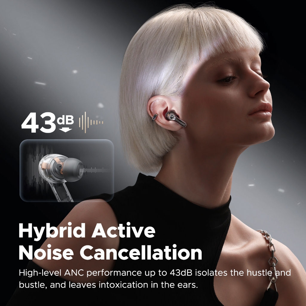 Ảnh Tai nghe không dây SOUNDPEATS Capsule 3 Pro Bluetooth 5.3 LDAC ANC trong suốt chống ồn 3