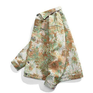 GKSSS Áo Khoác denim Tay Dài Phong Cách Thời Trang Mỹ Mới Dành Cho Nam Và Nữ