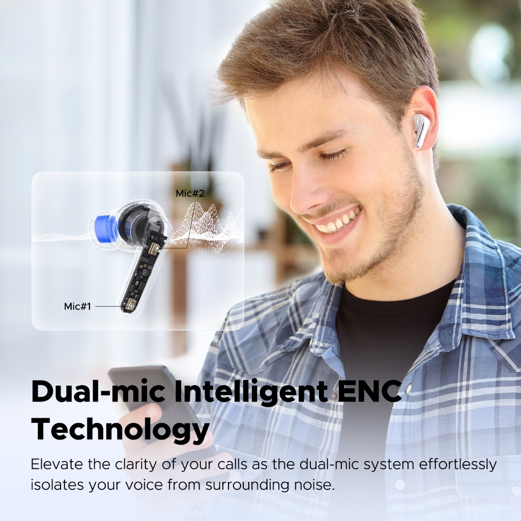 Ảnh Tai nghe Bluetooth 5.3 SoundPEATS Clear âm thanh hay và phụ kiện 4