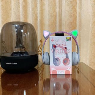 Tai Nghe Mèo P47M. Mz47 Bluetooth Chụp Tai , Headphone P47m Dễ Thương Có Mic,Âm Bass Mạnh Mẽ Dung Lượng Pin Trâu