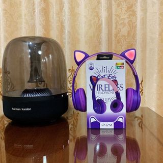 Tai Nghe Mèo P47M. Mz47 Bluetooth Chụp Tai , Headphone P47m Dễ Thương Có Mic,Âm Bass Mạnh Mẽ Dung Lượng Pin Trâu