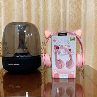Tai Nghe Mèo P47M. Mz47 Bluetooth Chụp Tai , Headphone P47m Dễ Thương Có Mic,Âm Bass Mạnh Mẽ Dung Lượng Pin Trâu