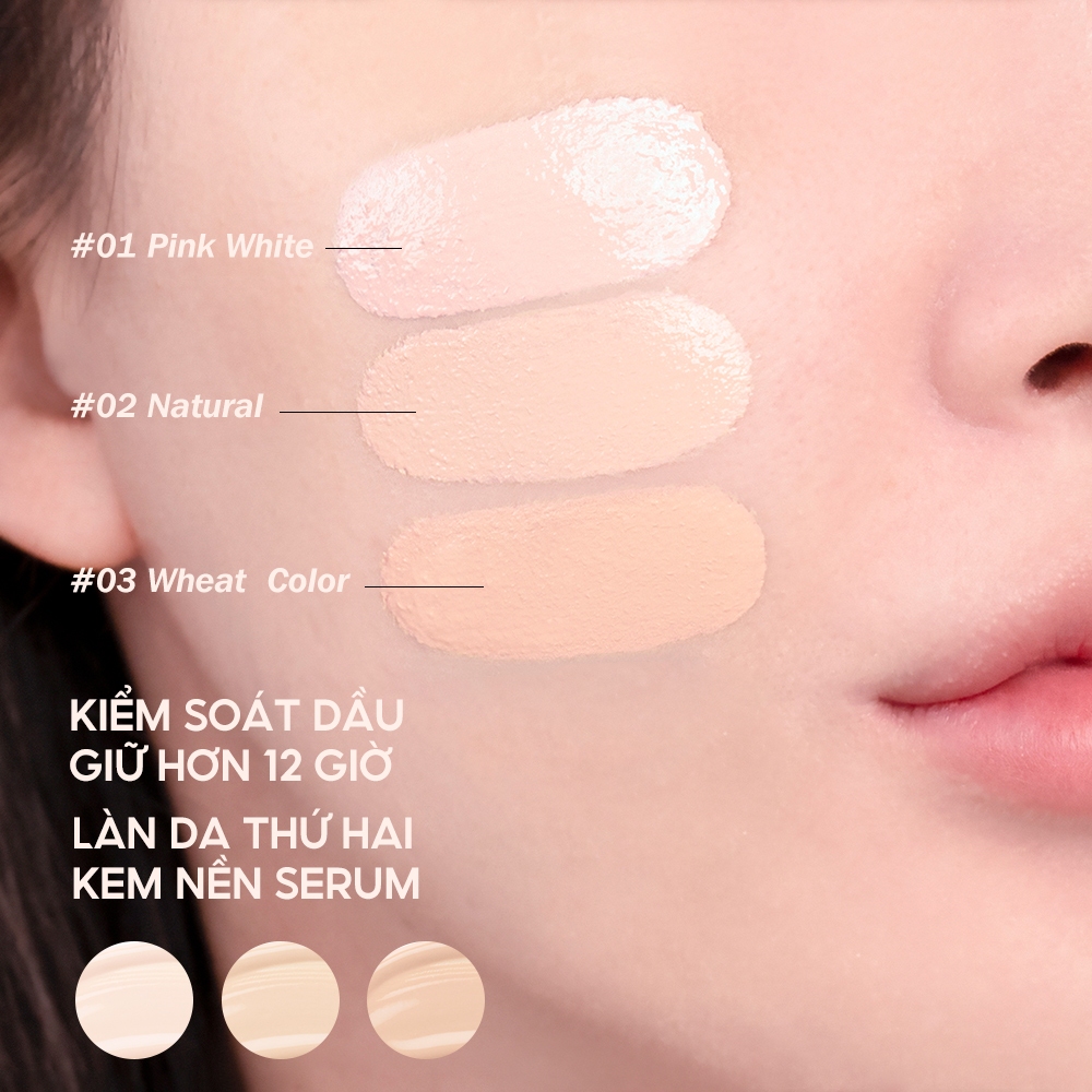 Ảnh Kem BB O.TWO.O kiềm dầu chống thấm nước lên đến 12 giờ độ che phủ tốt mềm mịn 82g 3