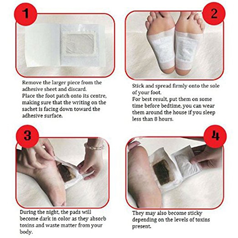 Set 10 Miếng Dán Lòng Bàn Chân Giúp Giảm Căng Thẳng