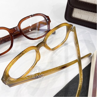 Khung kính mắt hình bầu dục hẹp cổ điển hiện đại chống ánh sáng xanh cho nữ Ins Style Gương chiếu sáng phẳng tối giản