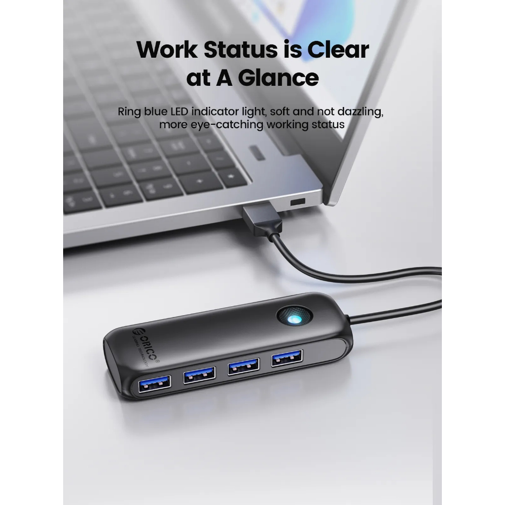 ORICO USB 3.0 Hub 10Gbps truyền tốc độ cao Portable 4 cổng USB Hub Hỗ ...