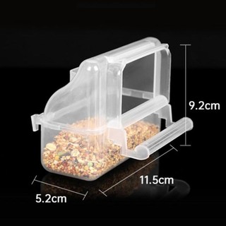 Hộp Đựng Thức Ăn Cho Chim Bằng Nhựa Chống Văng Nước