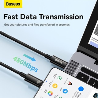 Dây cáp sạc BASEUS usb type C 240W thích hợp cho Phone 15 pd3.1 realme samsung s23 macbook pc