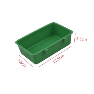 Nhỏ Nhựa Chim Bồn Tắm Vẹt Tắm Bồn Tắm Chim Bát Thức Ăn Cho Ăn 1 PC