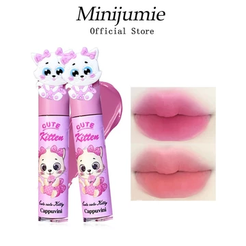 [Hàng mới về]Son kem Lì Cappuvini son bóng màu đỏ nude Thấm Nước Chống Khô Mịn Nhung Chống nội địa trung