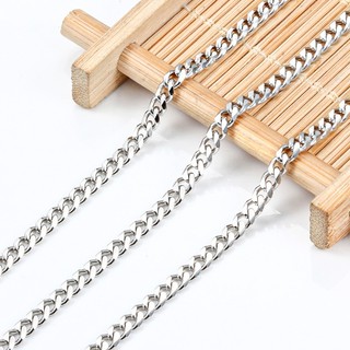 Dây Xích Bằng Thép Không Gỉ 1x3.8mm Tự Làm Trang Sức