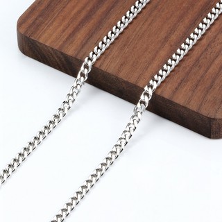 Dây Xích Bằng Thép Không Gỉ 1x3.8mm Tự Làm Trang Sức