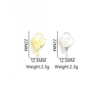 Set 10 Mặt Vòng cổ Hình Ổ Khóa Tình Yêu Bằng Hợp Kim Phong Cách vintage Cho Cặp Đôi diy