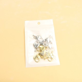 Set 10 Mặt Vòng cổ Hình Ổ Khóa Tình Yêu Bằng Hợp Kim Phong Cách vintage Cho Cặp Đôi diy