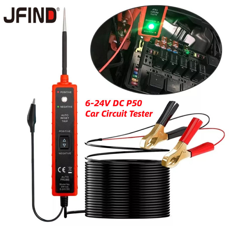 Mới Bút Thử Điện 6-24v dc Sang ac p50 Chuyên Dụng Cho Xe Hơi