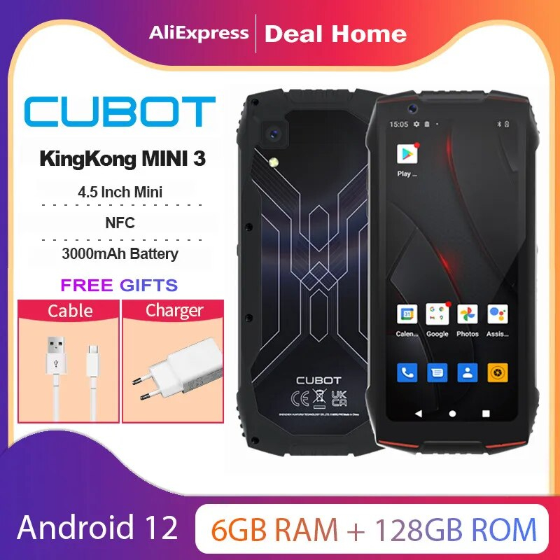 Điện Thoại Thông Minh mini 3 4.5 inch helio g85 octa core 6gb + 128gb ...