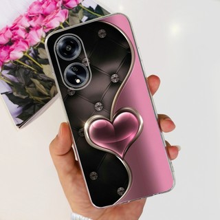 Ốp Điện Thoại Silicon Mềm Chống Sốc Siêu Mỏng Họa Tiết Thời Trang Dành Cho oppo reno 8t 5g f23 a98 a1 pro 5g