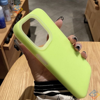 Ốp Điện Thoại Silicon Dẻo Màu Xanh Lá / Hồng / Xám Dễ Thương Chống Rơi Cho iphone 15 14 13 12 11 pro max 12 promax