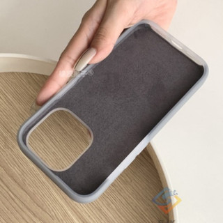 Ốp Điện Thoại Silicon Dẻo Màu Xanh Lá / Hồng / Xám Dễ Thương Chống Rơi Cho iphone 15 14 13 12 11 pro max 12 promax