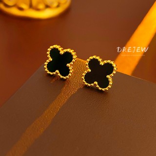 DREJEW Bạc 925 Kim Thép Titan Nhiều Màu Sắc Bông Tai Hoa Nhẹ Sang Trọng Cao Cấp Bông Tai Đa Năng Thời Trang Cho Nữ Không Gây Dị Ứng