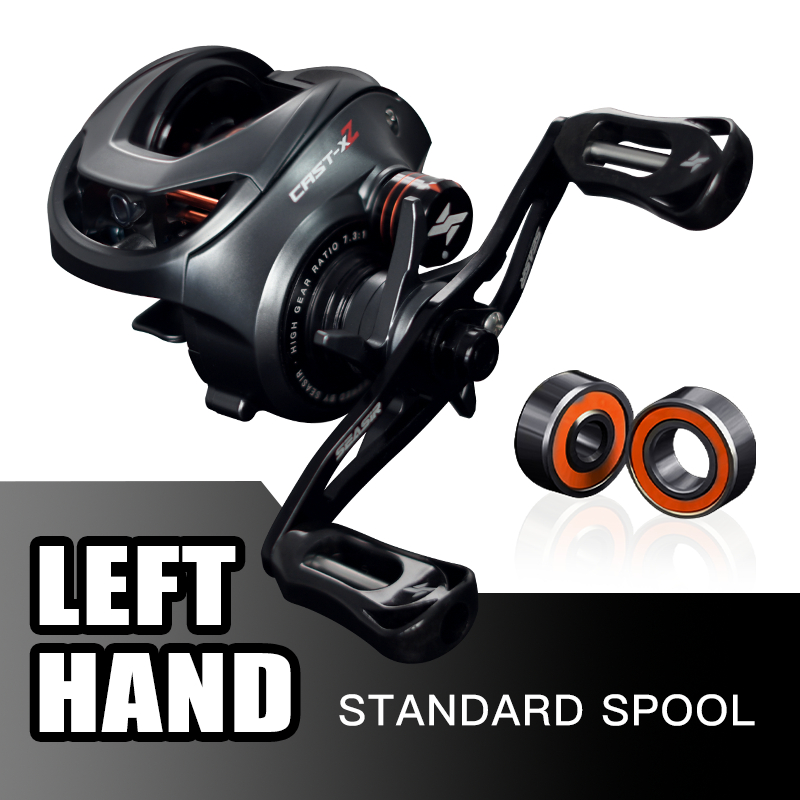 Seasir Cast-X2 Baitcasting Reel 7.3: 1 Tỷ lệ bánh răng tốc độ cao