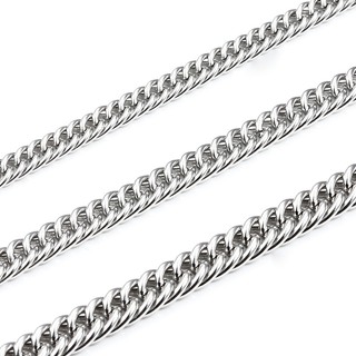 Curban Liên Kết Vòng Cổ Nam Đôi Dệt Dây Xích Thép Không Gỉ Cho Trang Sức Làm Phụ Kiện Nữ DIY Charm Handmade Vòng Tay Tiếp Liệu Thủ Công