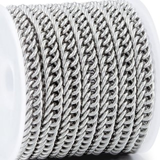 Curban Liên Kết Vòng Cổ Nam Đôi Dệt Dây Xích Thép Không Gỉ Cho Trang Sức Làm Phụ Kiện Nữ DIY Charm Handmade Vòng Tay Tiếp Liệu Thủ Công
