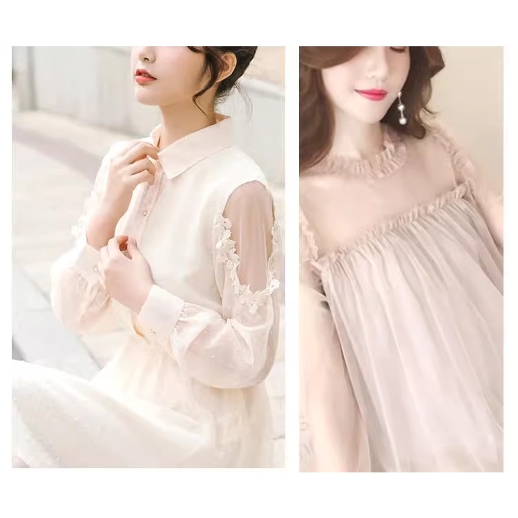 1 Mét Ren Xếp Ly Ren Phụ Kiện DIY Handmade Cho Phong Cách Gothic Quần Áo Nữ TJ7473