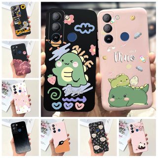 Silicone Ốp Điện Thoại Silicon Mềm Họa Tiết Khủng Long Cho tecno pop 5 lte 2021 bd4 bd4i bd4a tecno pop5 lte