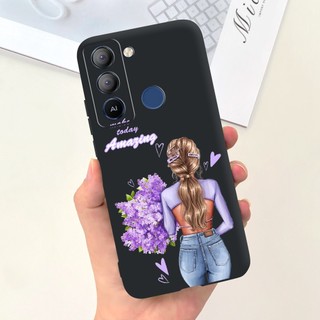 Silicone Ốp Điện Thoại Silicon Mềm Họa Tiết Khủng Long Cho tecno pop 5 lte 2021 bd4 bd4i bd4a tecno pop5 lte