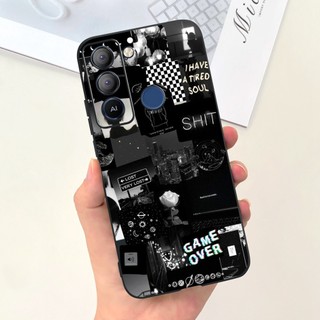 Silicone Ốp Điện Thoại Silicon Mềm Họa Tiết Khủng Long Cho tecno pop 5 lte 2021 bd4 bd4i bd4a tecno pop5 lte