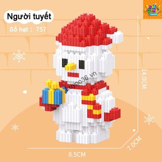 Bộ Đồ Chơi Lắp Ráp Chủ Đề Giáng Sinh Cho Bé