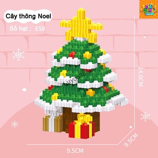 Bộ Đồ Chơi Lắp Ráp Chủ Đề Giáng Sinh Cho Bé