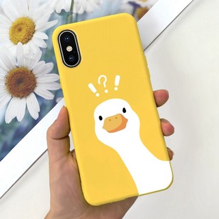 Ốp Điện Thoại tpu Dẻo Họa Tiết Hoạt Hình Khủng Long / Mèo / Vịt Màu Sắc Ngọt Ngào Cho iphone xs max iphonex x s
