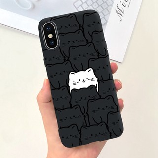 Ốp Điện Thoại tpu Dẻo Họa Tiết Hoạt Hình Khủng Long / Mèo / Vịt Màu Sắc Ngọt Ngào Cho iphone xs max iphonex x s