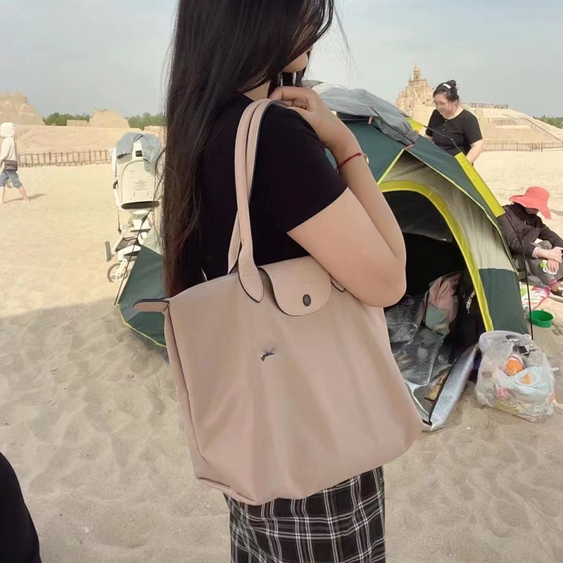 War Horse Nữ Túi Đeo Vai Thời Trang Nylon Chống Thấm Nước Túi Tote Thêu Pegasus Túi Da