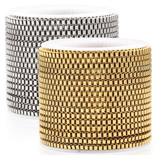 18K Mạ Vàng Hộp Dây Xích 2.5 Mm Thép Không Gỉ Vòng Cổ Cho DIY Trang Sức Phát Hiện Làm Nam Nữ Vòng Tay Liên Kết Dây Xích Phụ Kiện