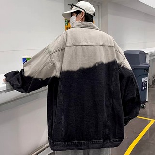 GKSSS   Áo Khoác denim Dáng Rộng Màu gradient Phong Cách Thời Trang Hàn Quốc Cho Nam Giới