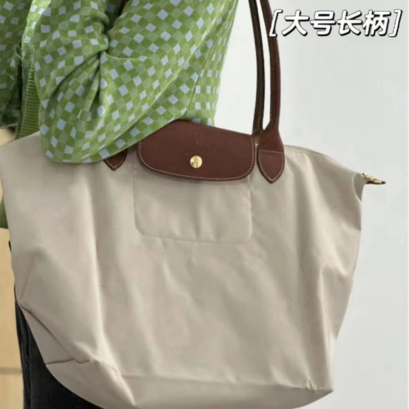 Màu Sắc Mới Da Pháp Túi Nữ Tay Cầm Dài Túi Đeo Vai Đơn Chống Thấm Nước nylon Du Lịch Bánh Bao Túi Thêu Pegasus Lớn Túi Tote