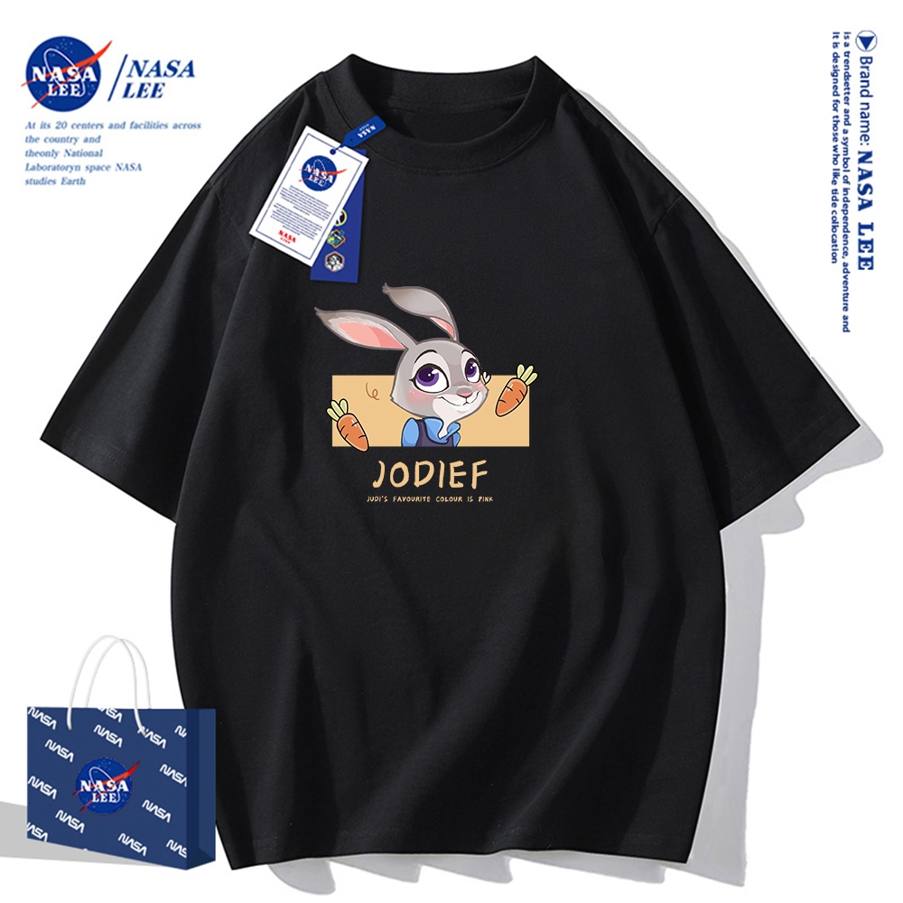 Nasa Áo Thun Tay Ngắn Dáng Rộng Thời Trang Mùa Hè 2023 Cho Cặp Đôi