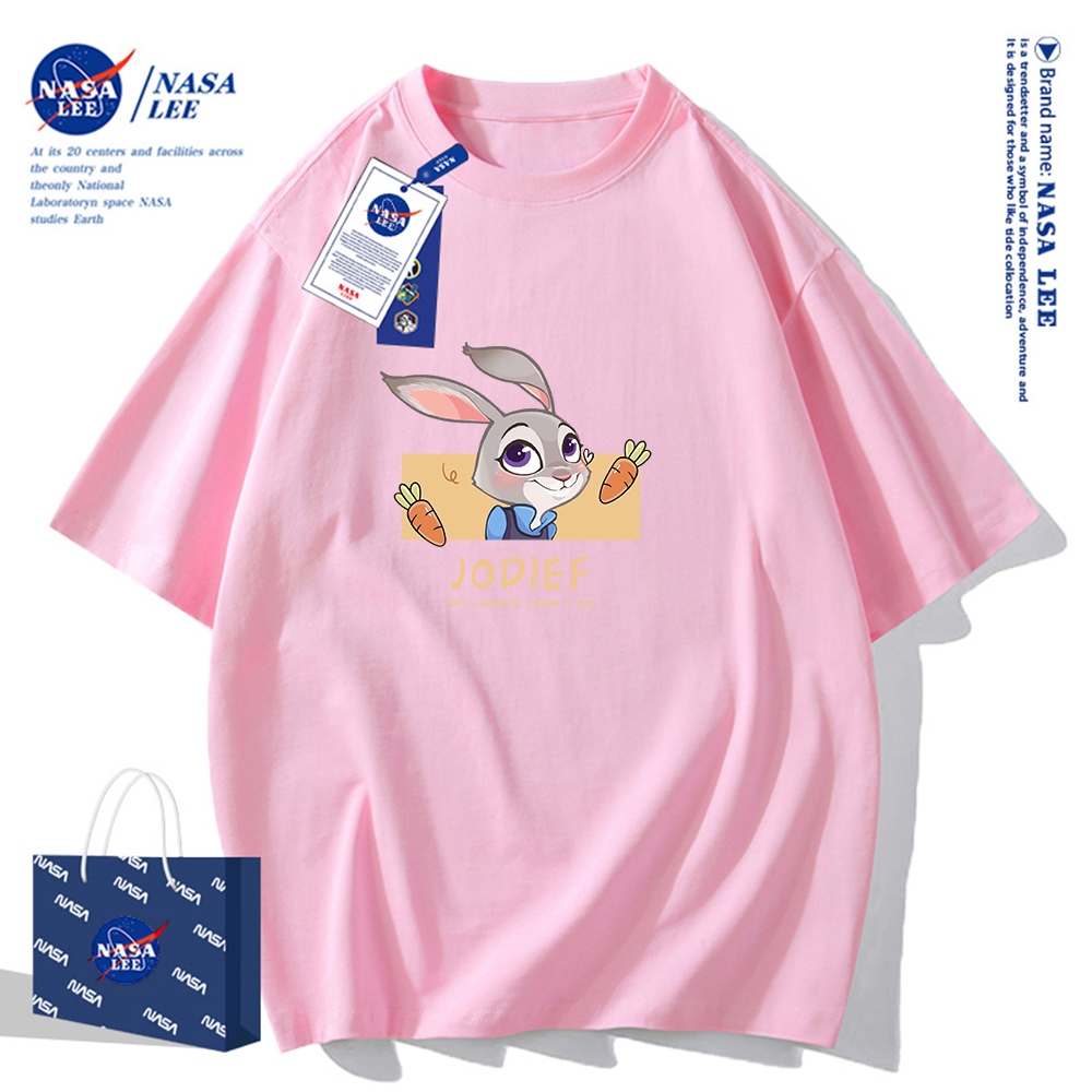 Nasa Áo Thun Tay Ngắn Dáng Rộng Thời Trang Mùa Hè 2023 Cho Cặp Đôi