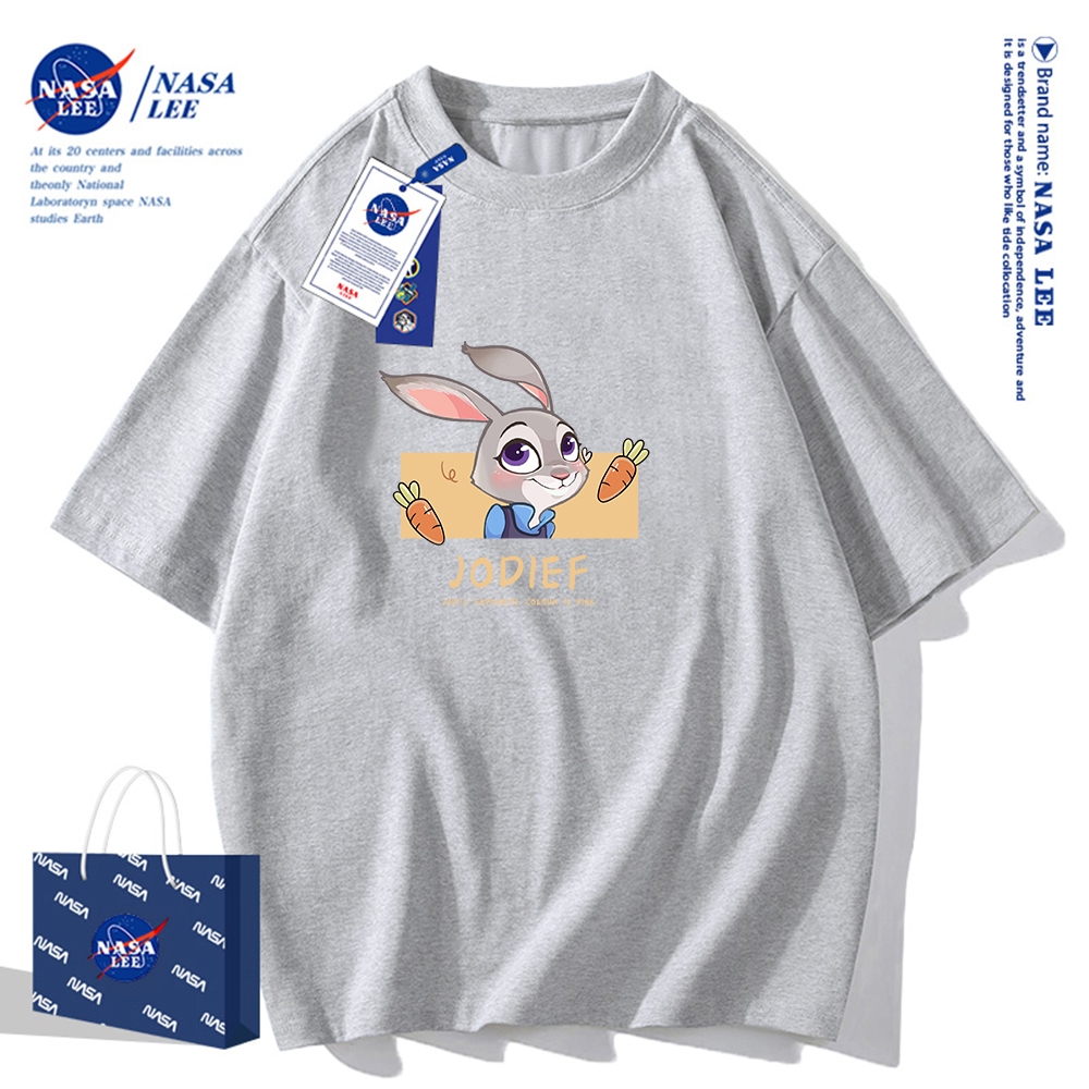 Nasa Áo Thun Tay Ngắn Dáng Rộng Thời Trang Mùa Hè 2023 Cho Cặp Đôi