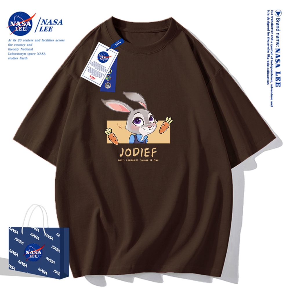 Nasa Áo Thun Tay Ngắn Dáng Rộng Thời Trang Mùa Hè 2023 Cho Cặp Đôi