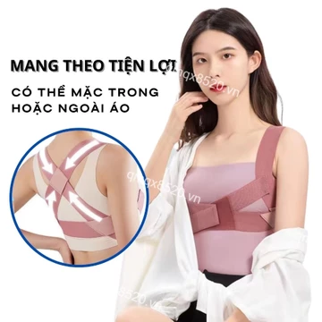 Đai chống gù lưng Đai Bảo Vệ Vòng 1 Đai chống gù lưng Nam Nữ Nâng Ngực Nữ Có Nẹp Chỉnh Cột Sống Chống Gù Lưng Cao Cấp