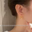 Bông tai nữ titan không gỉ dạng bi tròn thiết kế đơn giản phong cách thời trang thanh lịch mẫu mới 2023