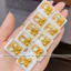Bông tai nữ titan không gỉ dạng bi tròn thiết kế đơn giản phong cách thời trang thanh lịch mẫu mới 2023