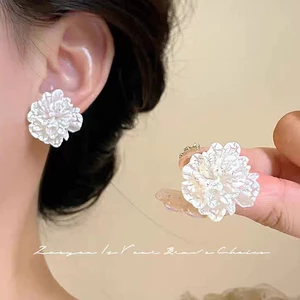 Bông Tai Hình Hoa Thời Trang Mùa Hè Hàn Quốc Dành Cho Nữ