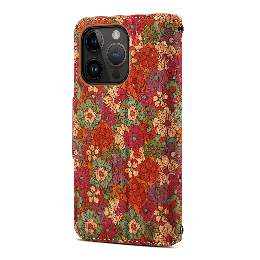 Ốp Điện Thoại Hoa Thời Trang Da Cho iphone 16 15 14 Plus 13 12 11 Pro Max 15Pro Max 15plus 16promax Ốp lưng Ví Chất Lượng Cao