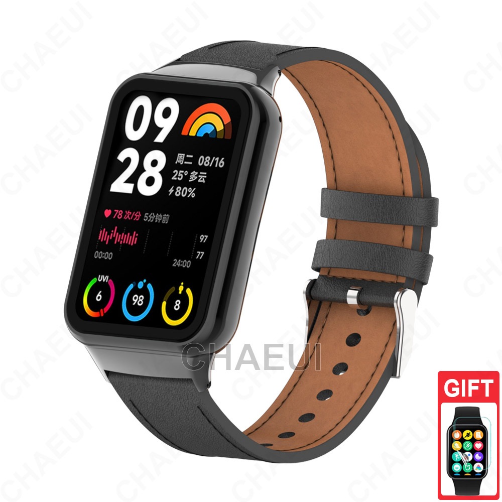 Phụ kiện vòng tay dây da thay thế cho Xiaomi Smart Band Pro