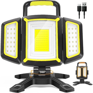 Đèn pin từ tính 3000lm không dây, chống nước, sạc lại, dùng sửa chữa/cắm trại/garage/xe hơi